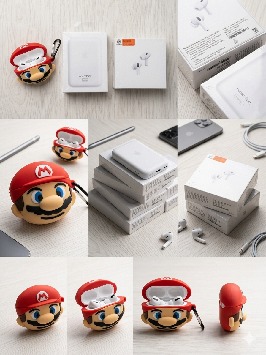 Combo - ZenPods Pro 2 (ANC + Live GPS)+ Magsafe (10000 MAH)+ Premium Silicon Cover