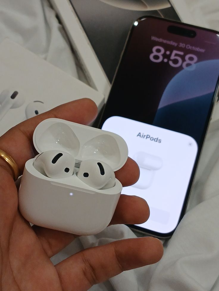 ZenPods Pro 4 – Premium Edition (Pop-Up Display + 6 Months Warranty) – Type-C Fast Charging